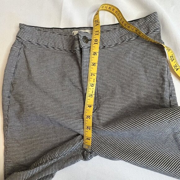 We The Free Pants Belle Houndstooth Skinny Slim Ankle Size 30 Stretch Preppy - Picture 7 of 9